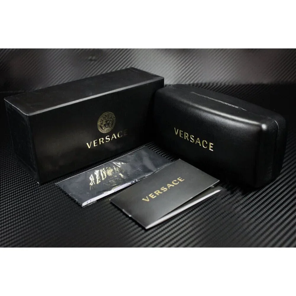 Versace Mens Gold Mens 55mm Sunglasses
